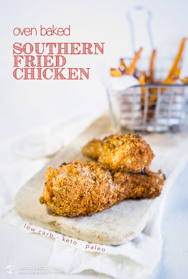 Oven Baked Keto Southern Fried Chicken | The KetoDiet Blog